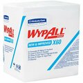 Bsc Preferred Kimberly Clark WypALL X60 1/4 Fold Industrial Wipers Bulk Pack, 12PK S-14814